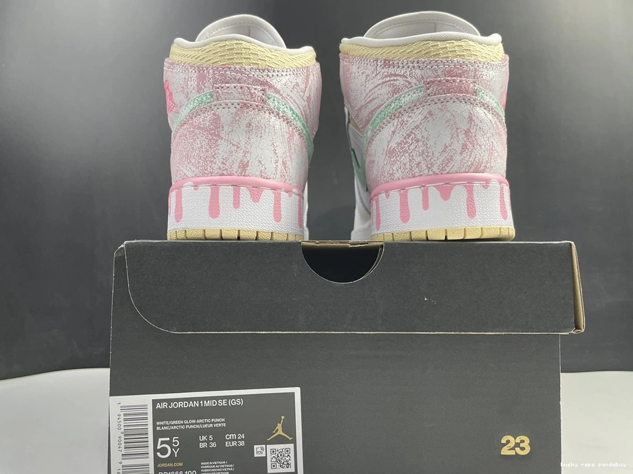 Rep Husky Youthful Mid DD1666- Paint Jordan1 Drip 3729 1013
